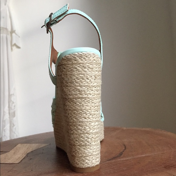 🍀 NWOT Lucky Brand Mint Wedges - Picture 4 of 8